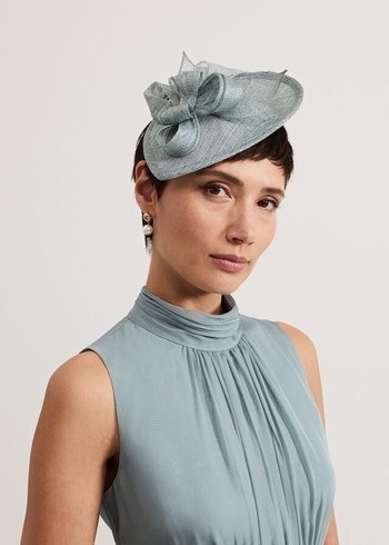 Phase Eight Green Oval Fascinator Hats Light Green Canada | SMBHWZ-371